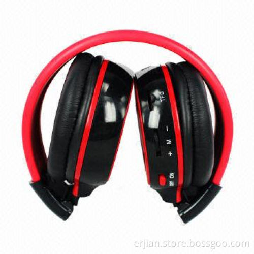 Foldable Fashionable Computer Headphone with MP3 Player, 32Ω Impedance, CE/RoHS Mark